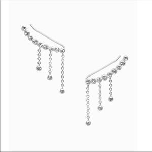 Stella and dot cascading ear climbers brand new